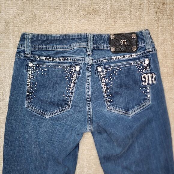 Miss Me Gem Embellished Jeggings Women's Size 29 - Picture 7 of 9